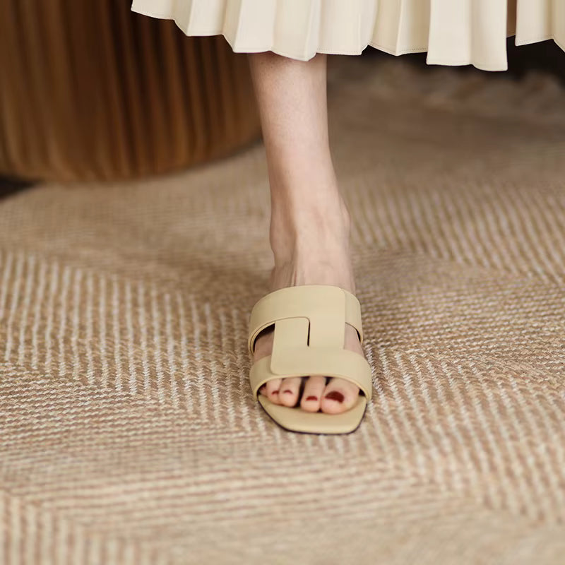 Kahula Square Toe Summer Flats