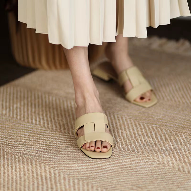 Kahula Square Toe Summer Flats