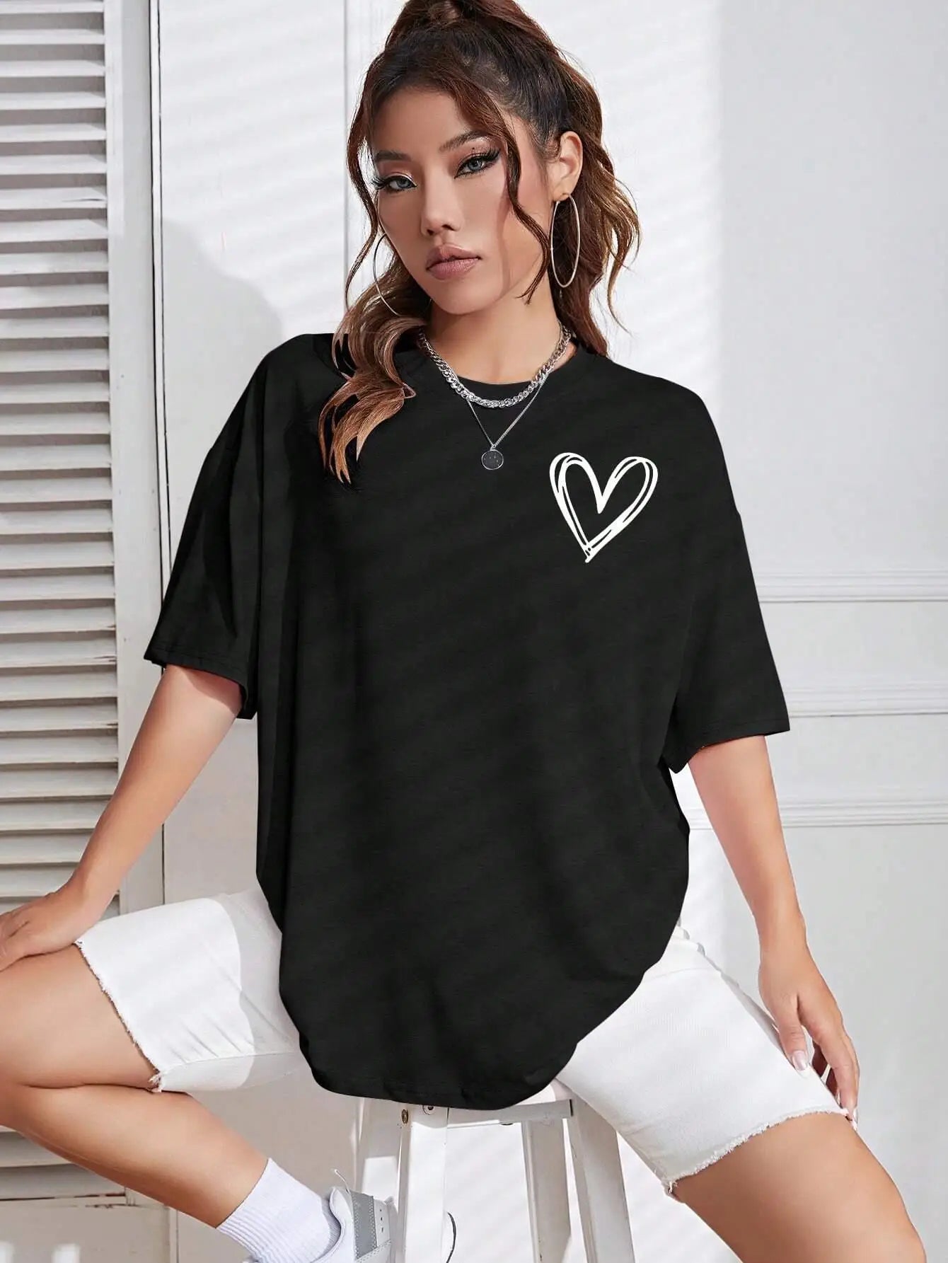 Simple Love Oversized Tee