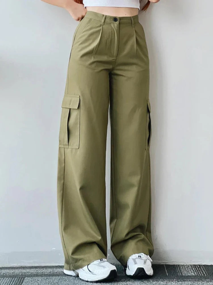 Talia Wide-Leg Cargo Pants