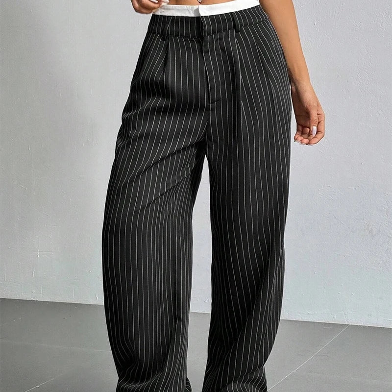 Nova Drift Pinstripe Trousers