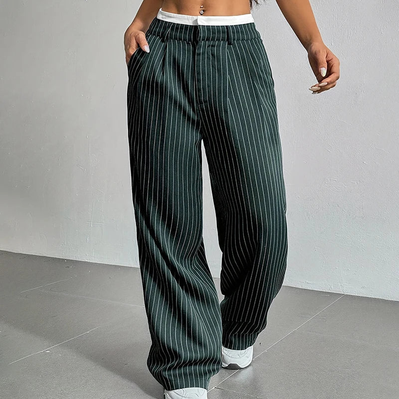 Nova Drift Pinstripe Trousers