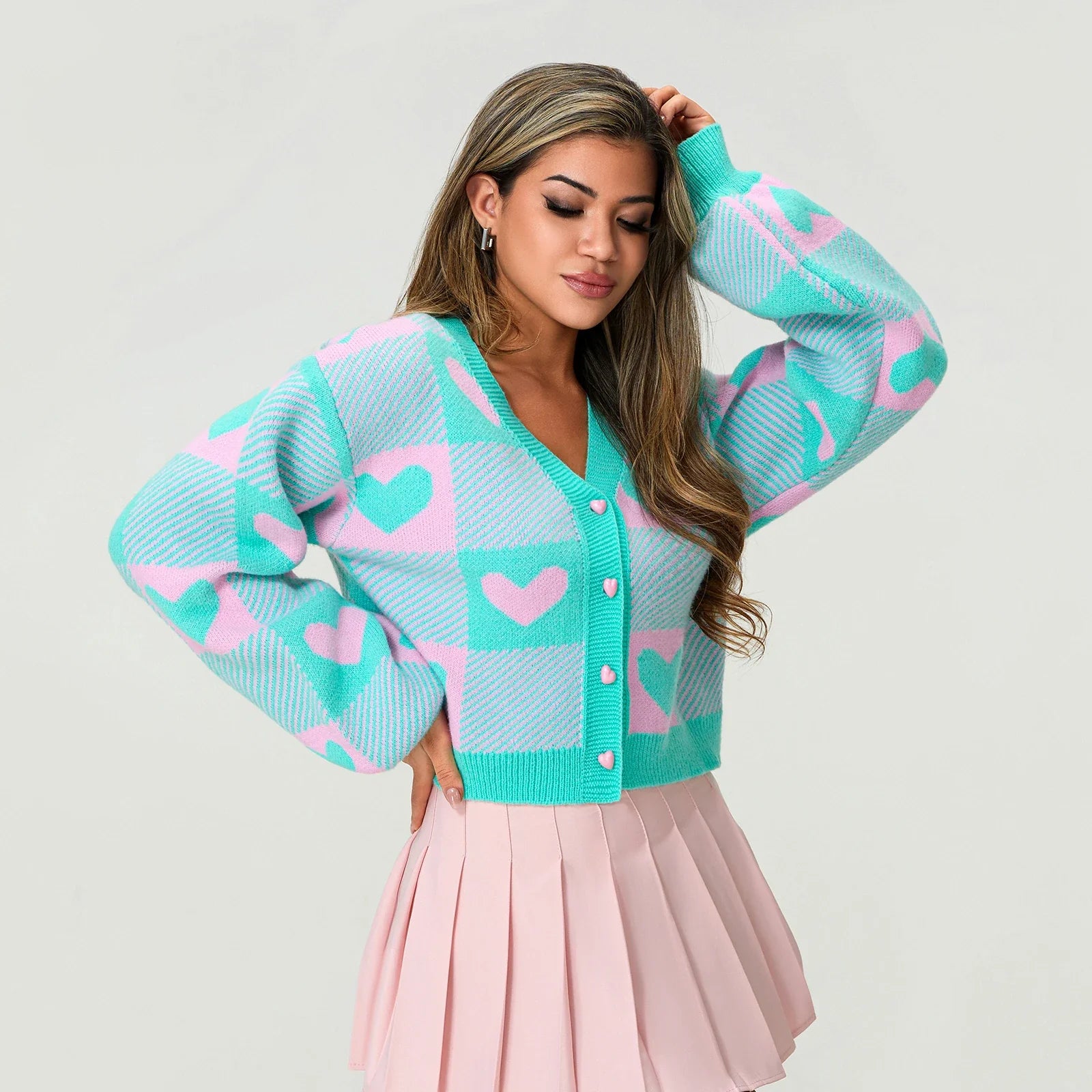 Fiona HeartPop™ Pastell Cardigan