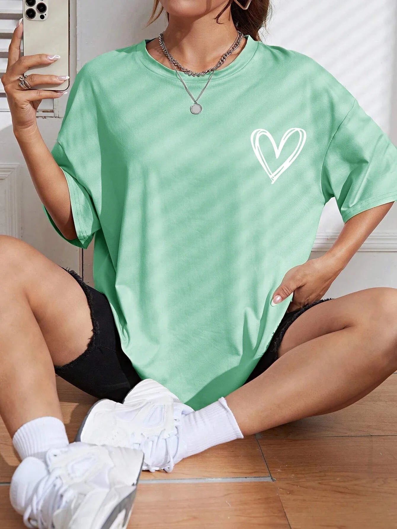 Simple Love Oversized Tee
