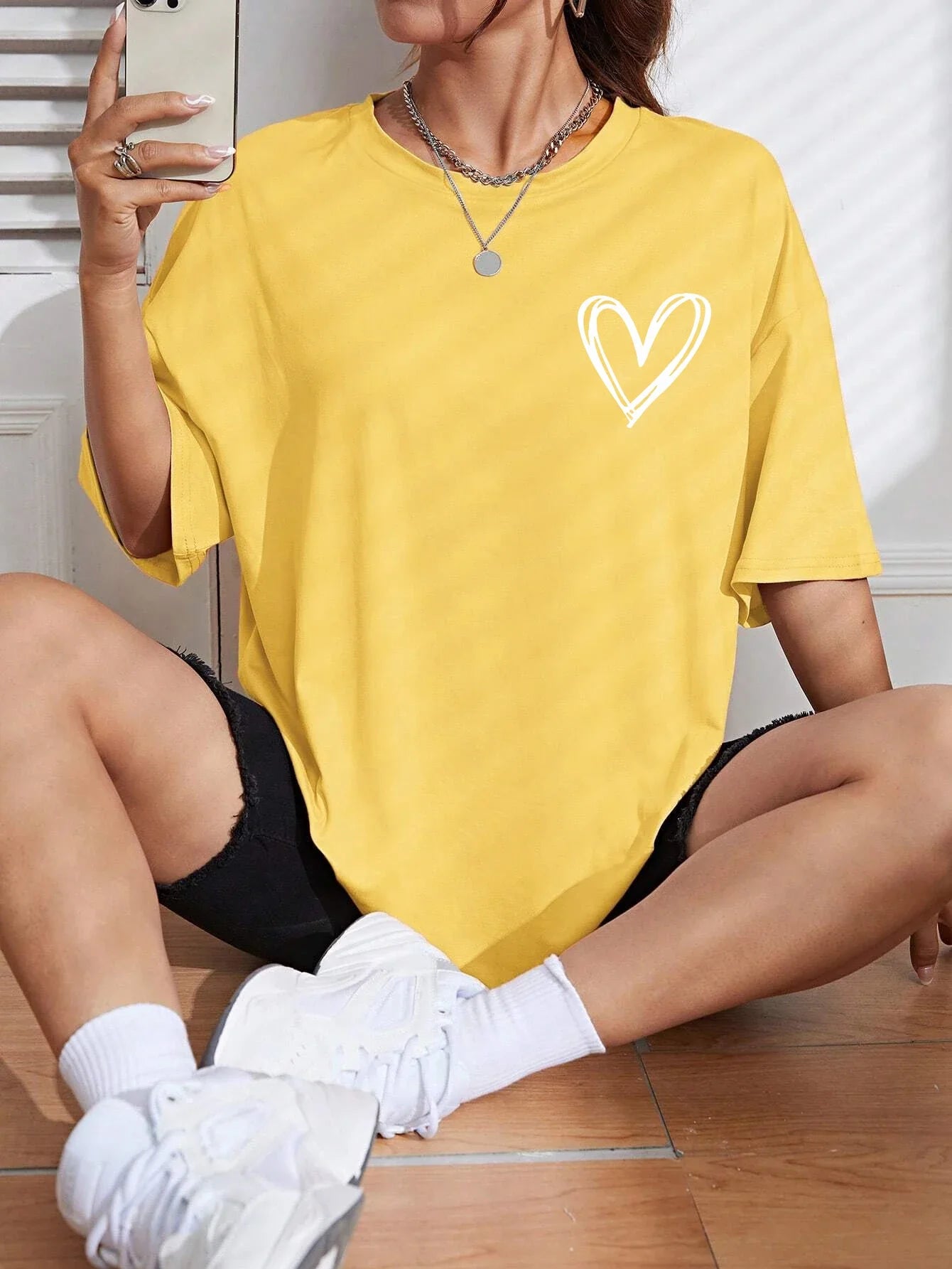 Simple Love Oversized Tee