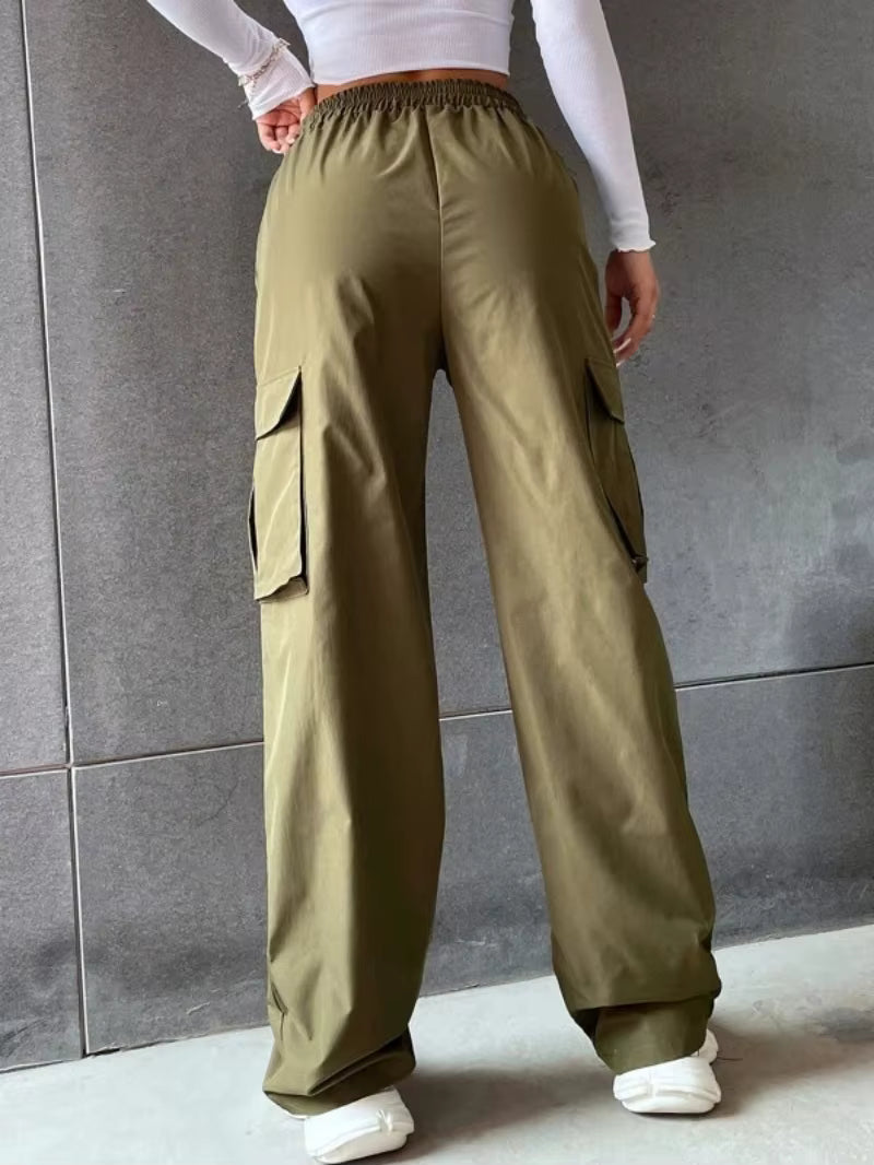 Kristin High-Waist Cargo Pants