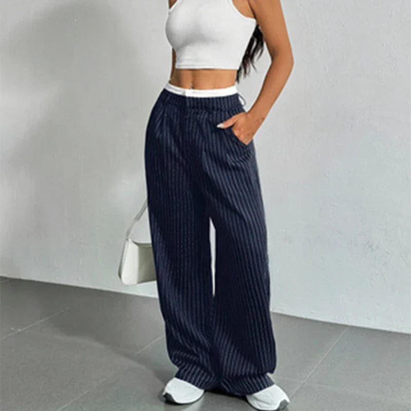 Nova Drift Pinstripe Trousers