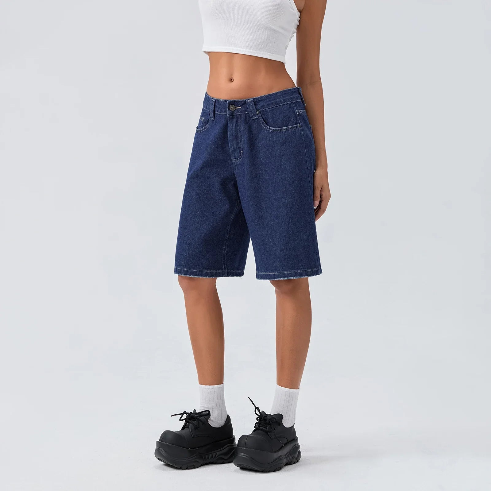 UrbanEase Denim Bermuda Shorts