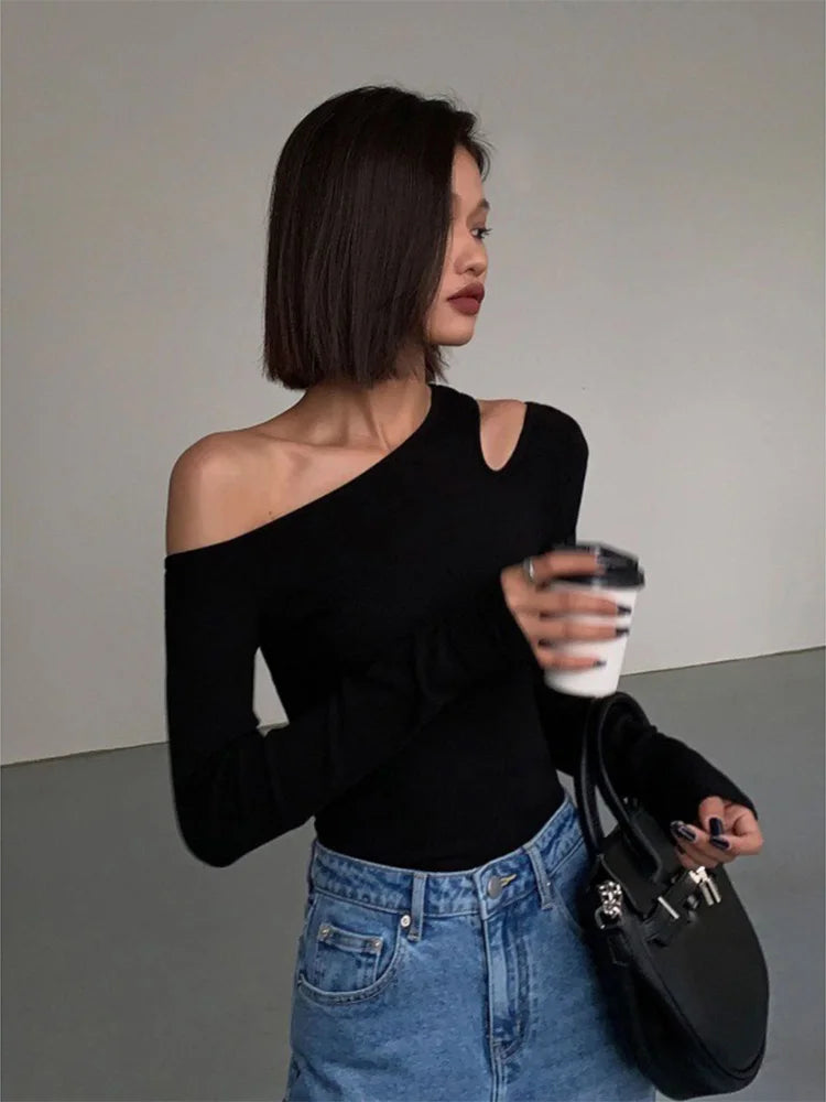 Zahara Asymmetric Cutout Top