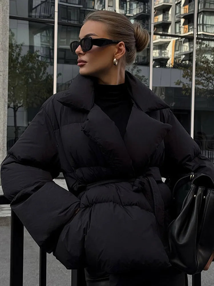 Zofia Belted Puffer Jacket