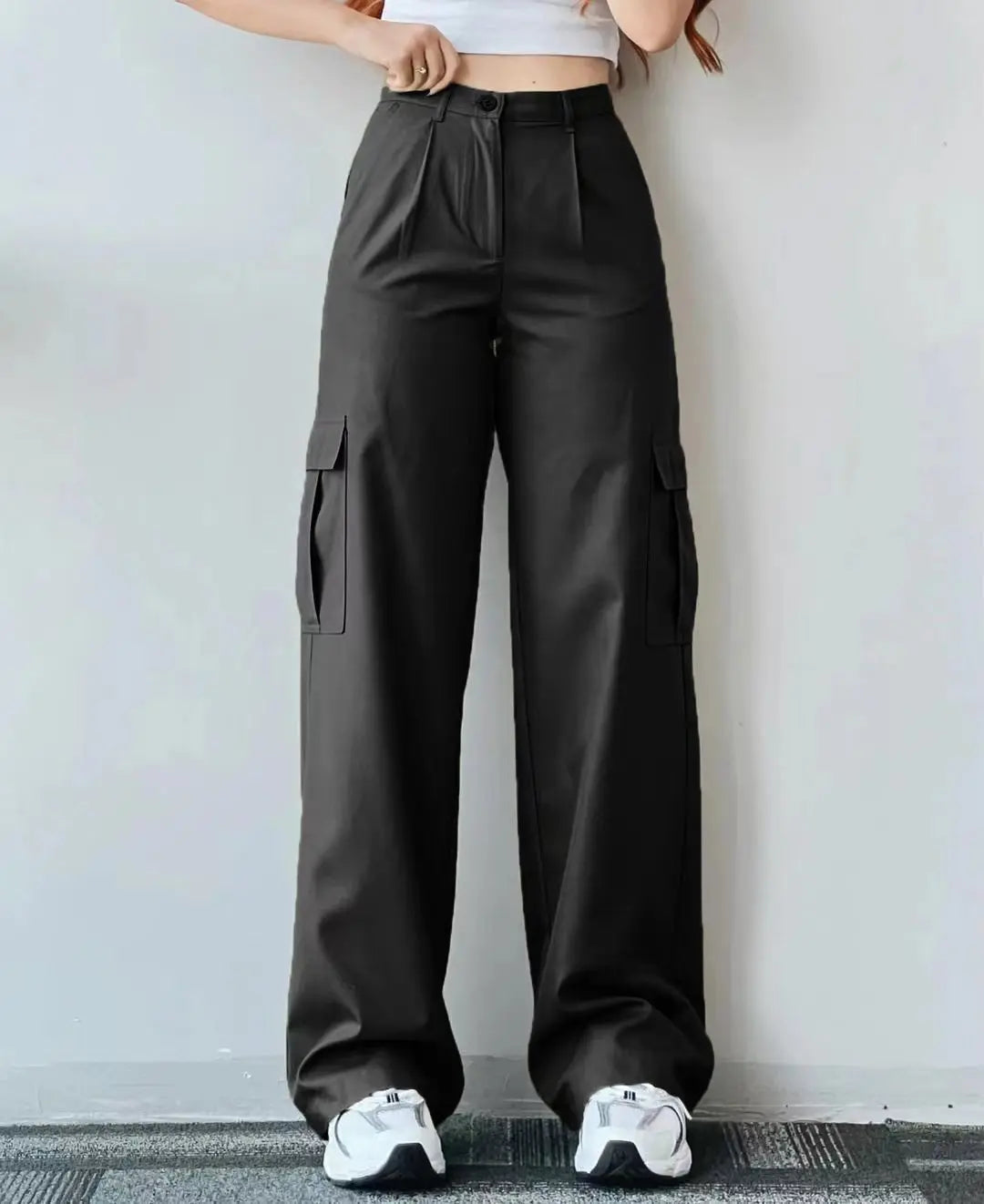 Talia Wide-Leg Cargo Pants