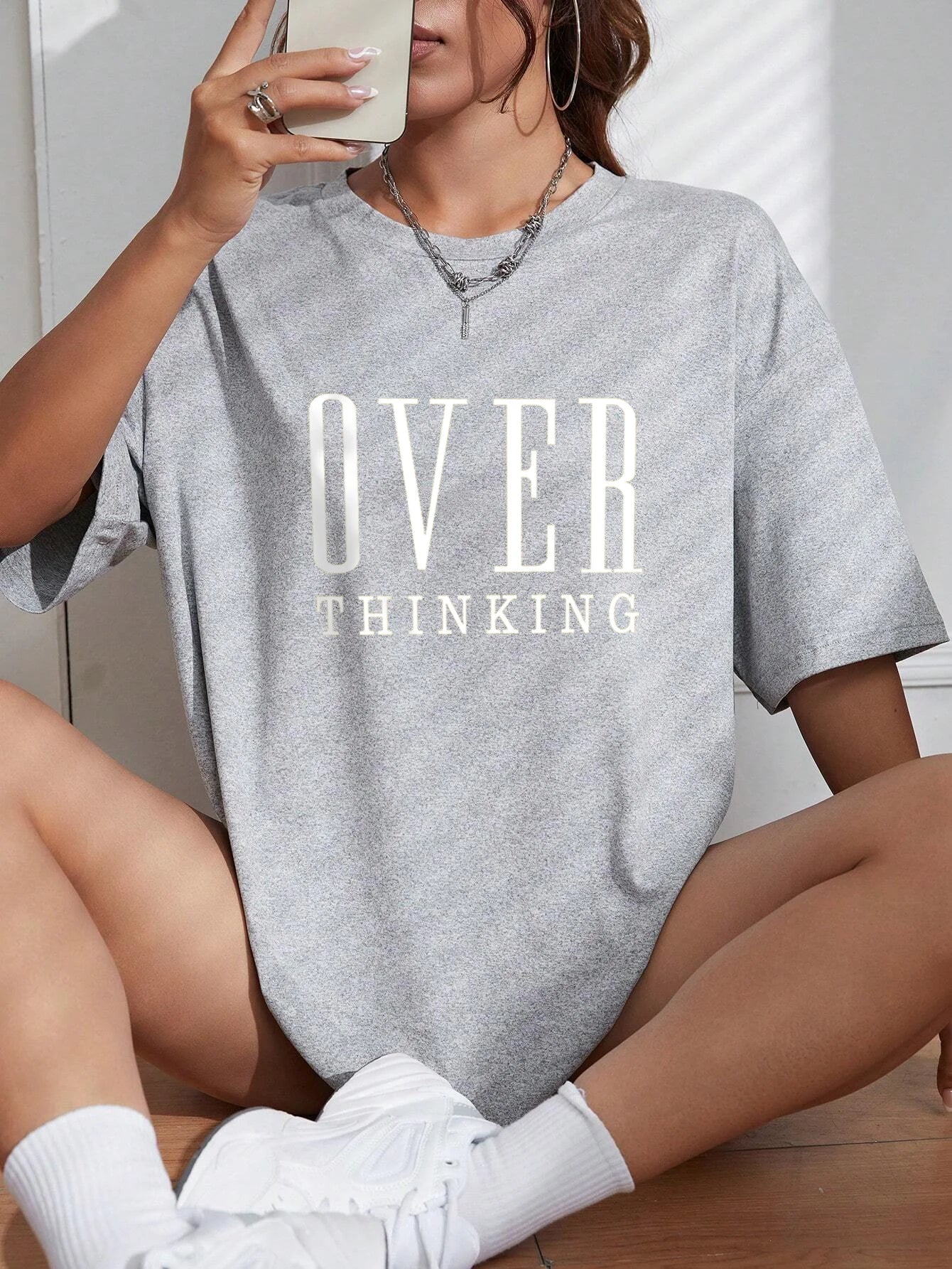 Overthinking Oversized Tee