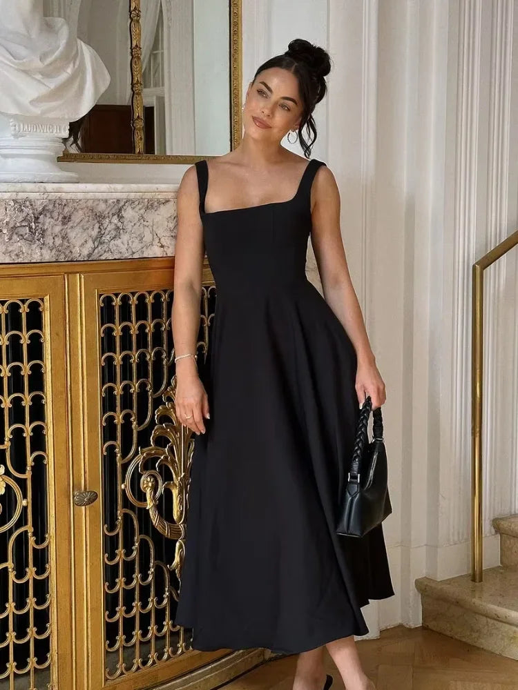 Amara Timeless Black Maxi Dress