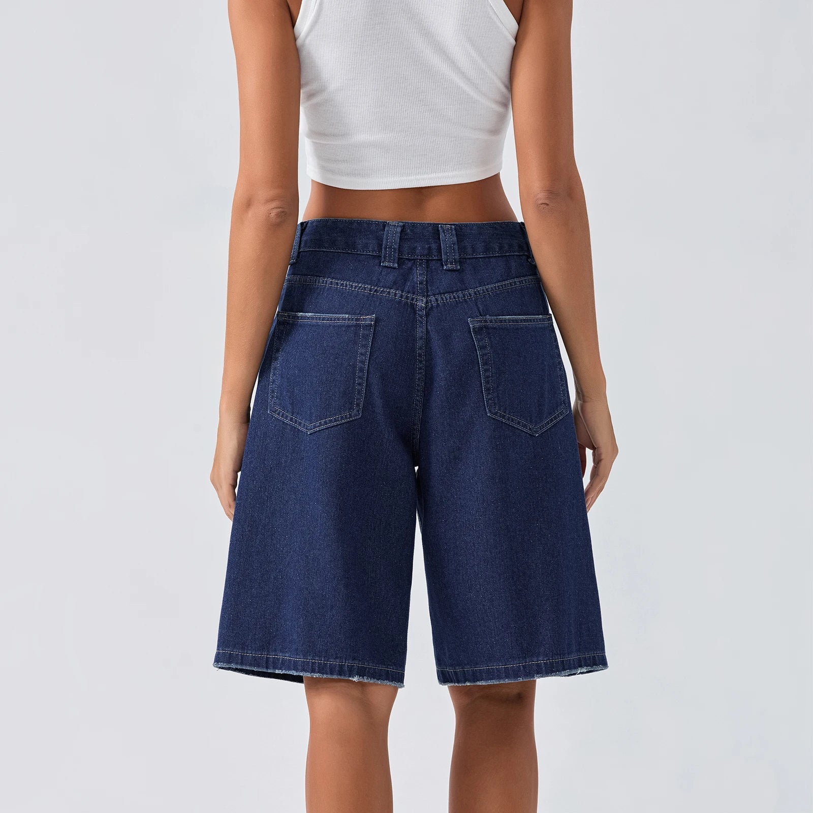 UrbanEase Denim Bermuda Shorts