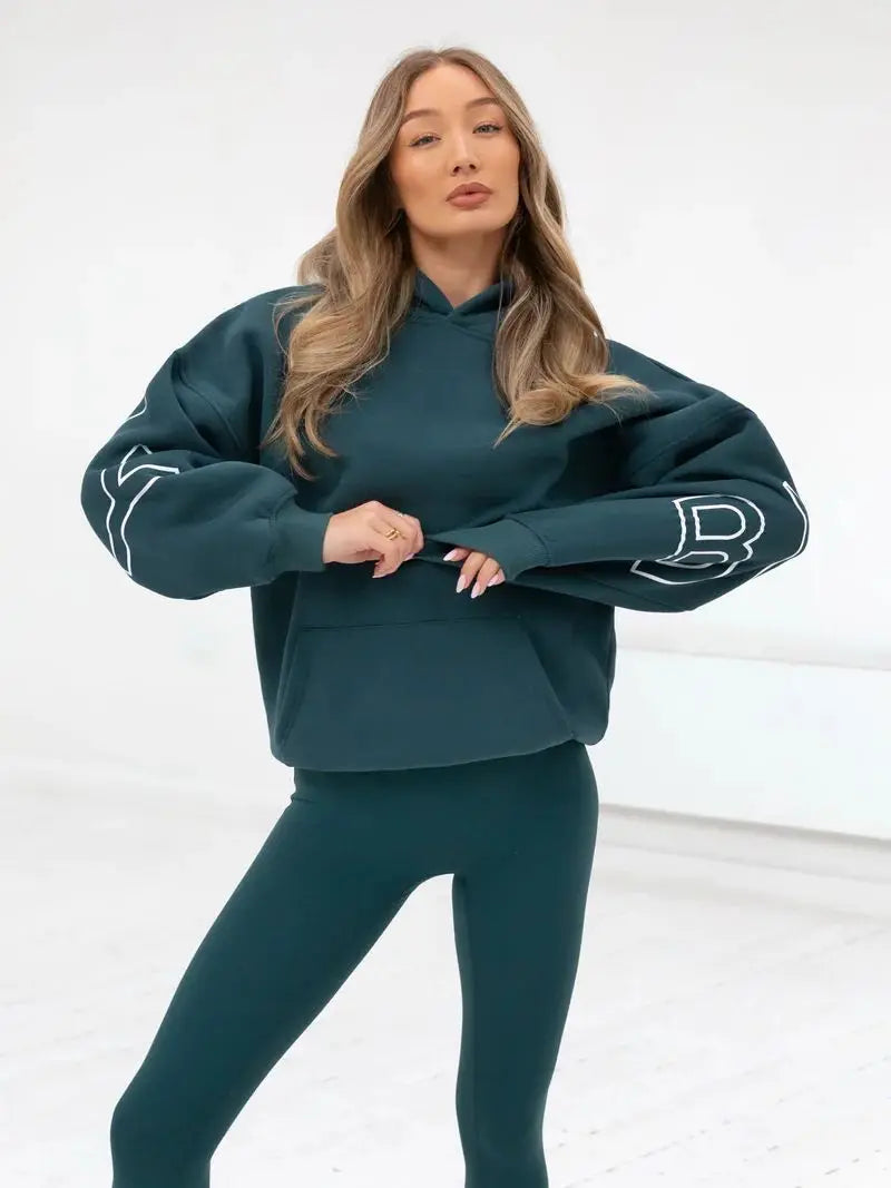 BLAKE Oversized Cropped Hoodie
