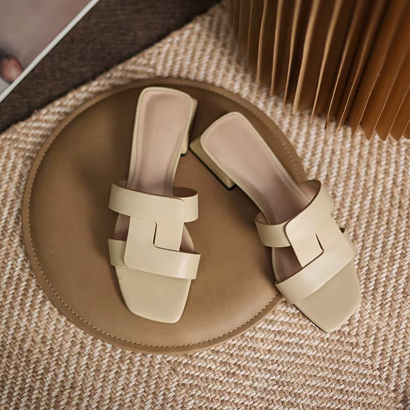 Kahula Square Toe Summer Flats