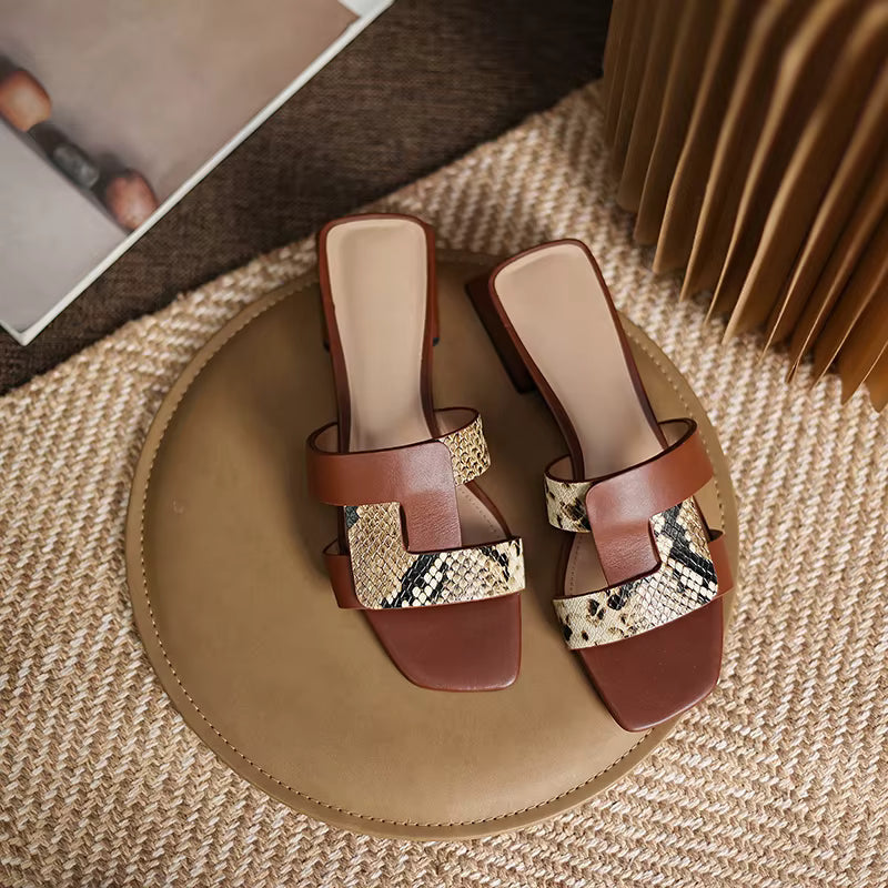 Kahula Square Toe Summer Flats