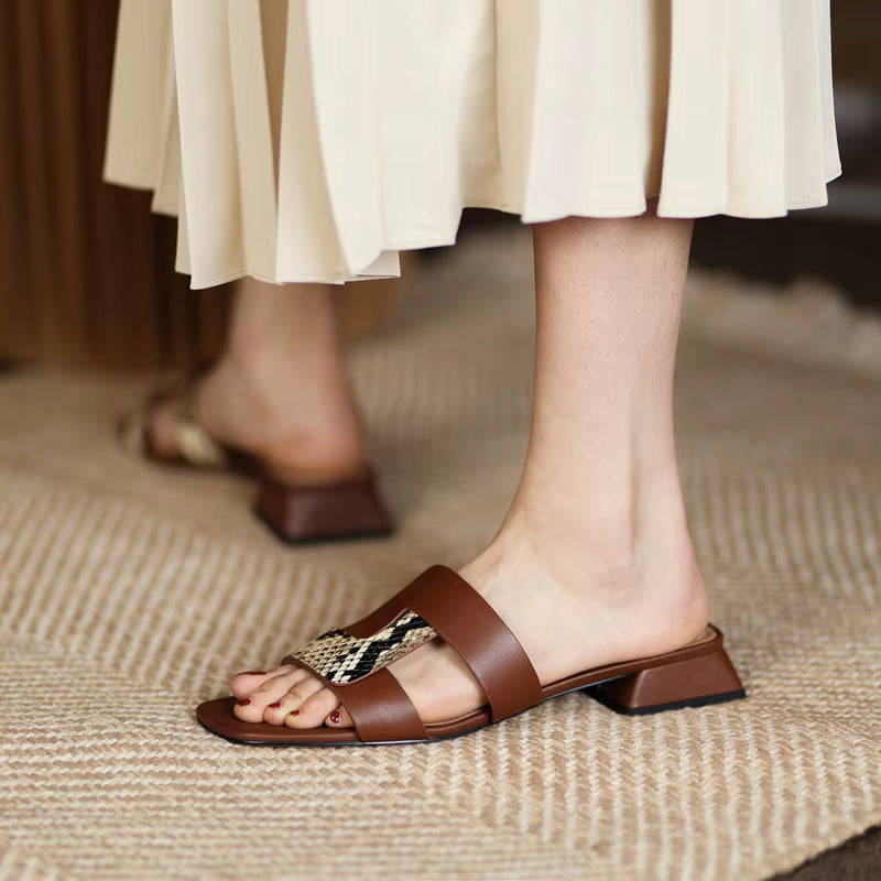 Kahula Square Toe Summer Flats