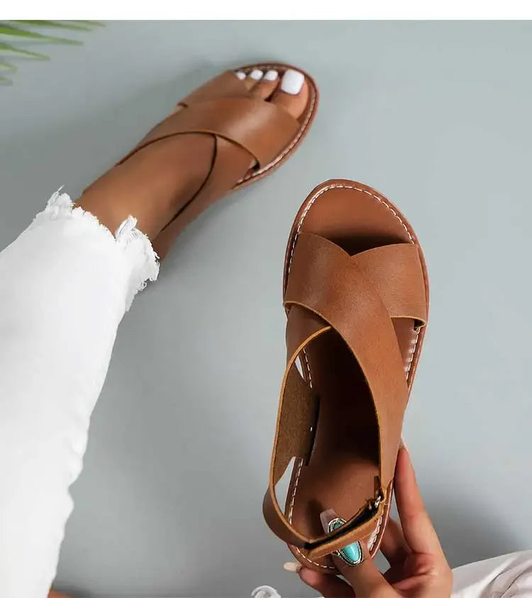 BaliStride™ Cross Strap Sandals