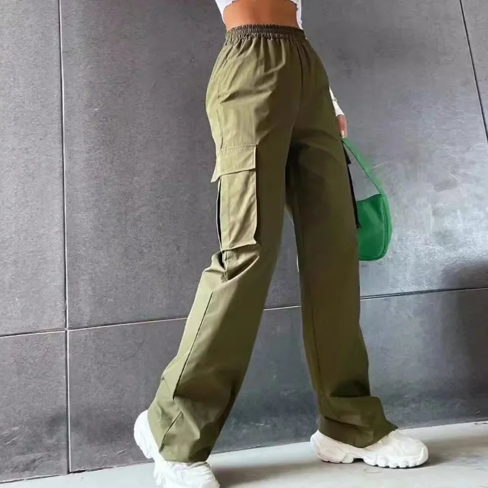Kristin High-Waist Cargo Pants