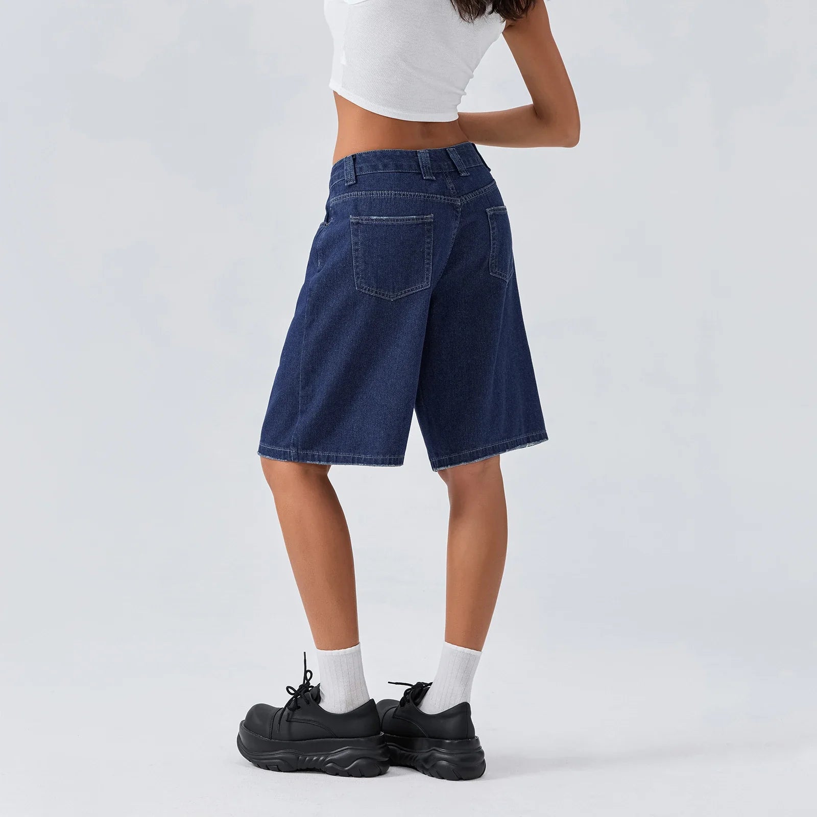 UrbanEase Denim Bermuda Shorts