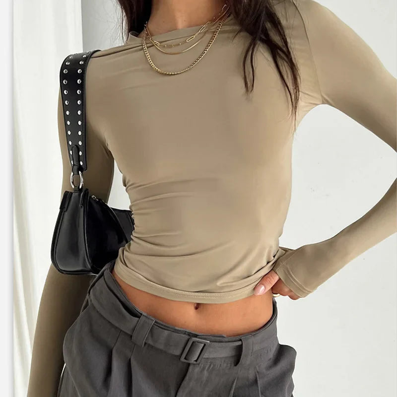 Demi Long Sleeve Bodycon Top