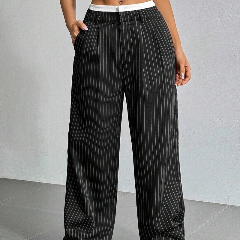 Nova Drift Pinstripe Trousers