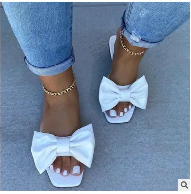 BelleBow™ Slide Sandals