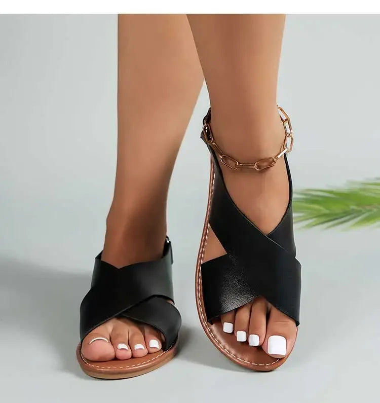 BaliStride™ Cross Strap Sandals