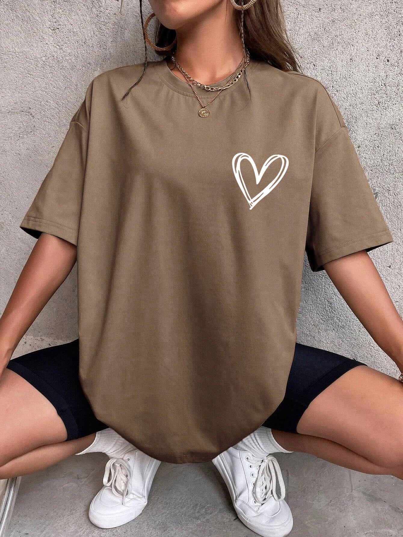 Simple Love Oversized Tee