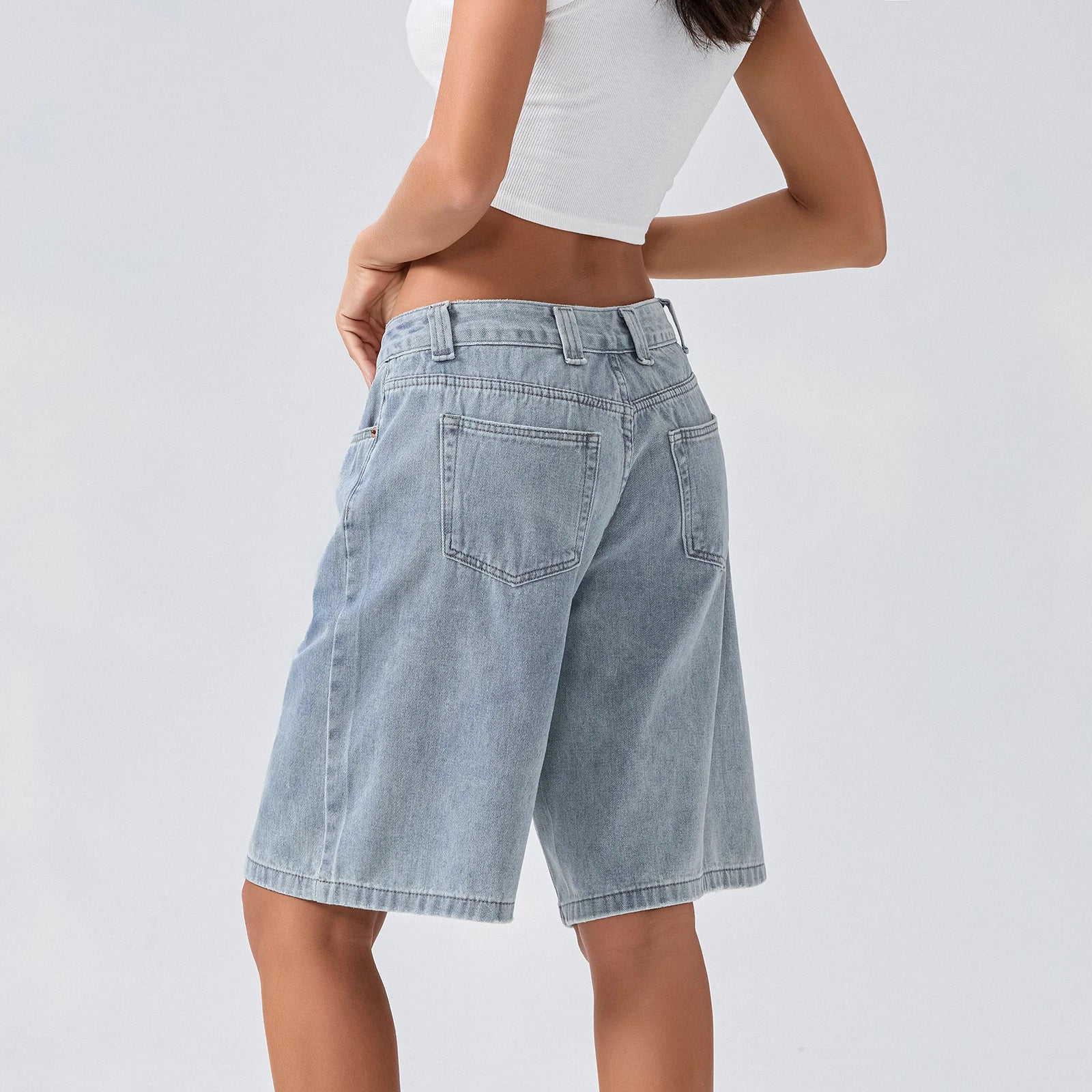 UrbanEase Denim Bermuda Shorts