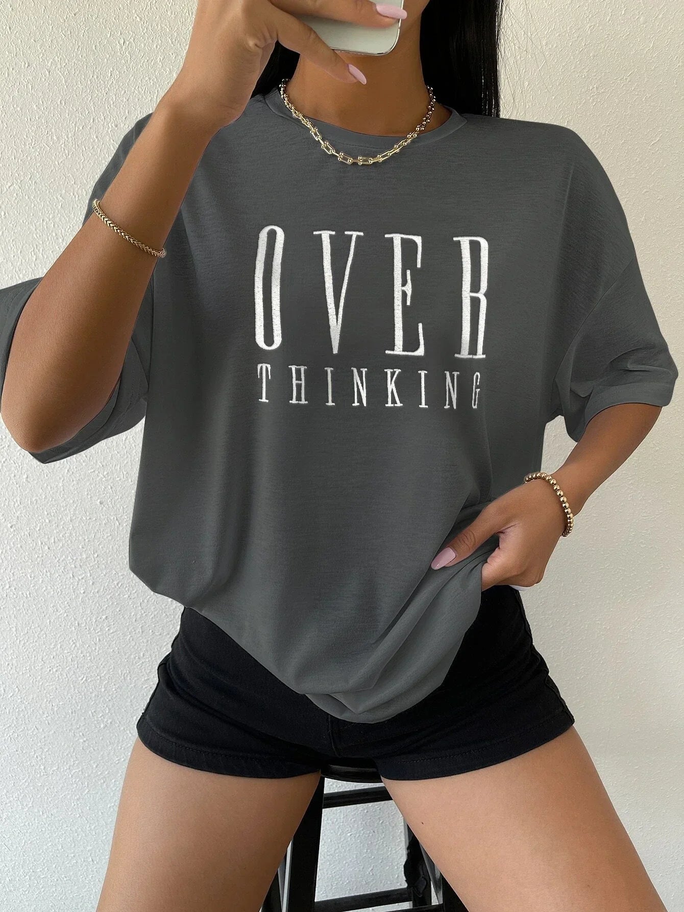Overthinking Oversized Tee