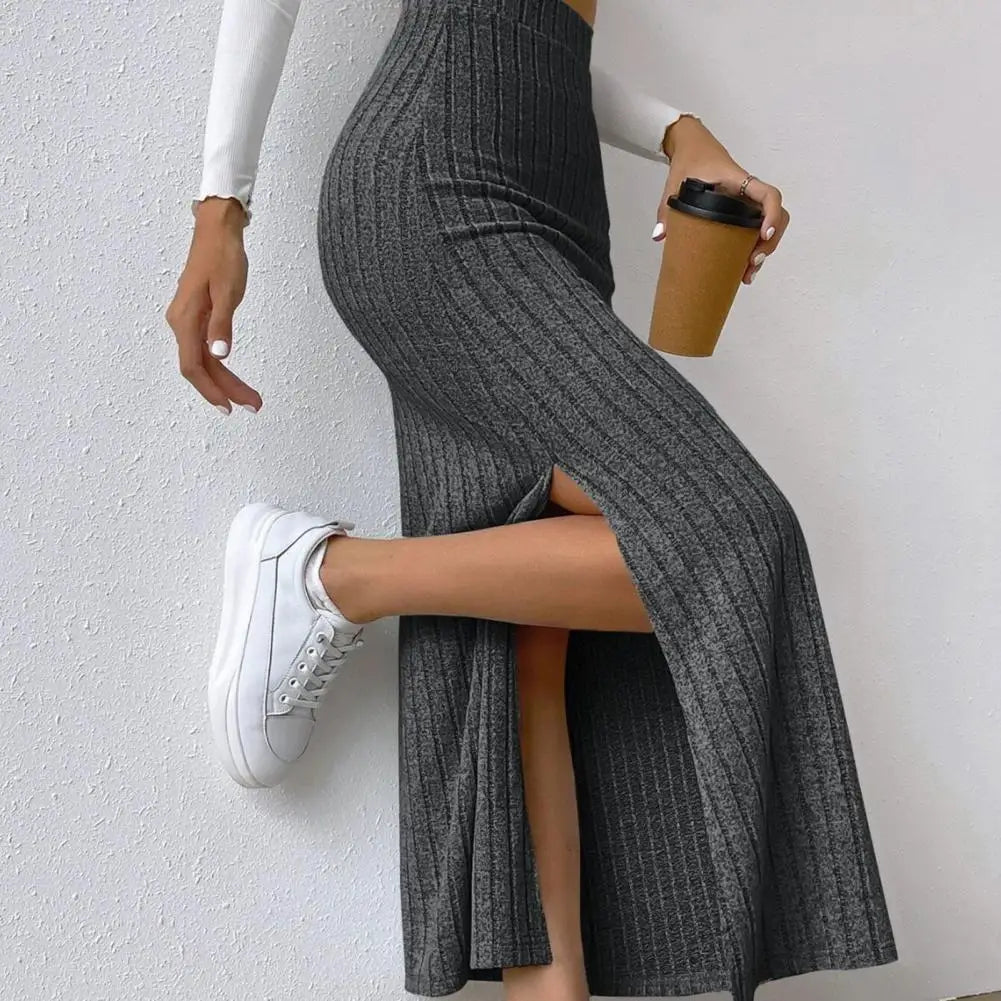 Divina Slim Fit Knit Skirt