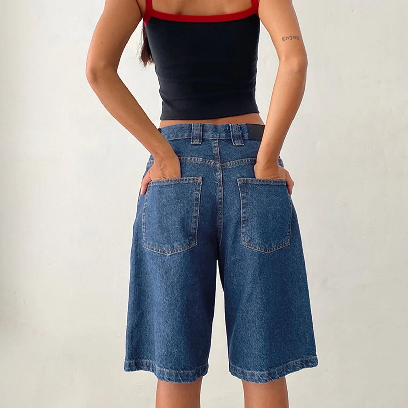 UrbanEase Denim Bermuda Shorts