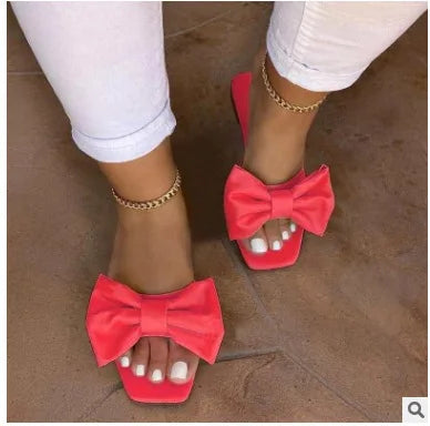BelleBow™ Slide Sandals