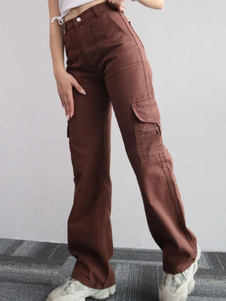 Talia Wide-Leg Cargo Pants