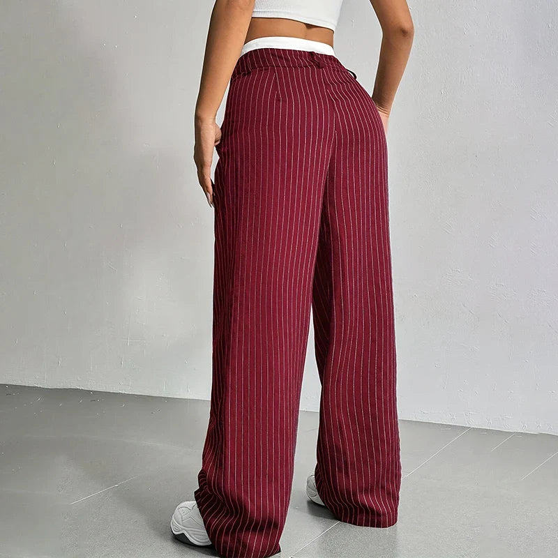 Nova Drift Pinstripe Trousers