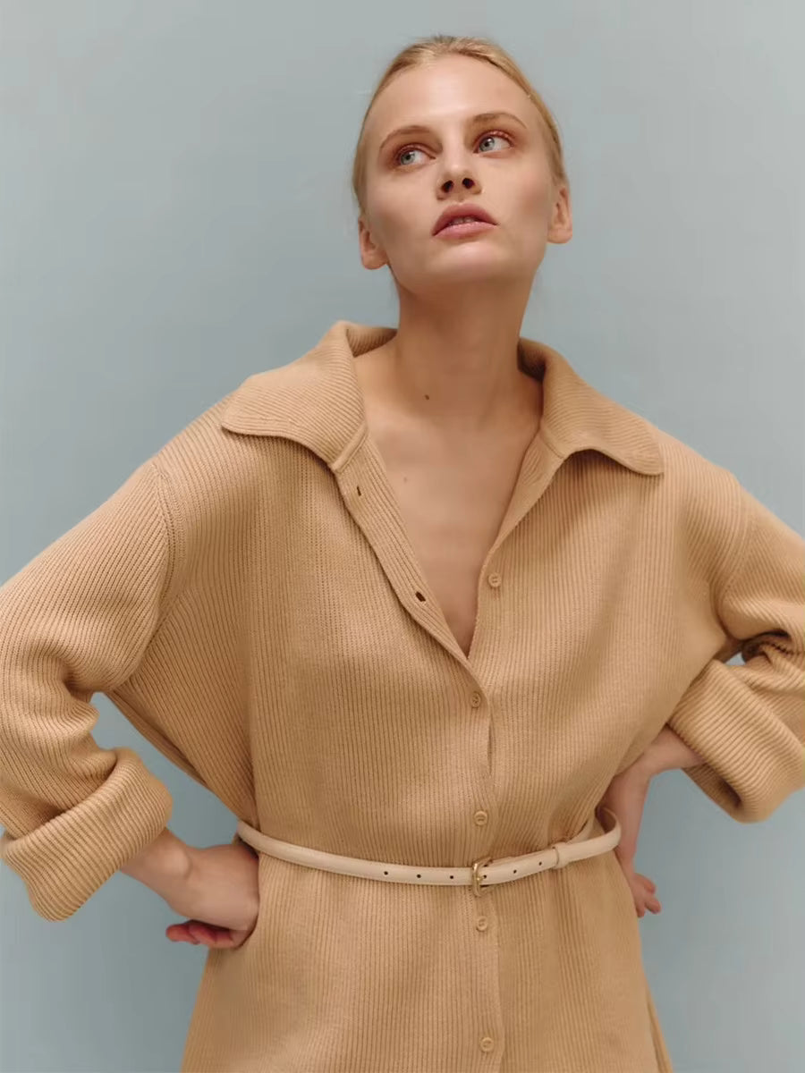 Nimué Cream Knit Lounge Set