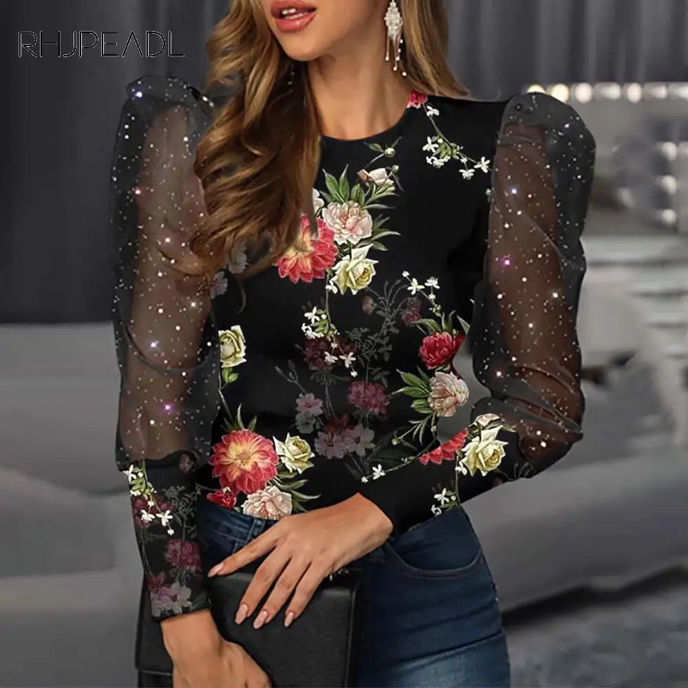 Zenta Sheer Sleeve Top