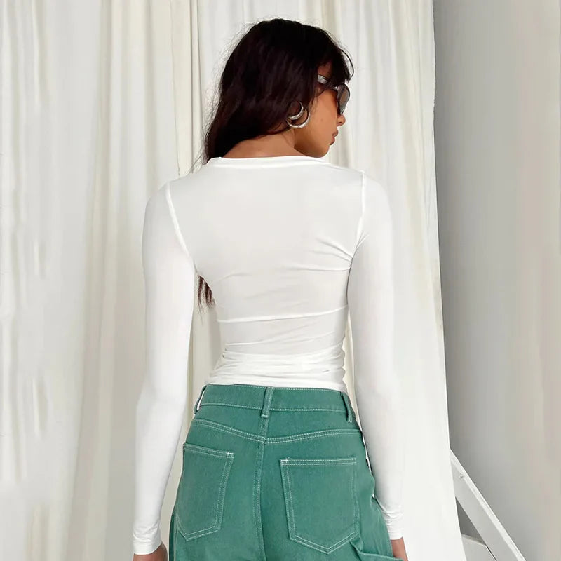 Demi Long Sleeve Bodycon Top
