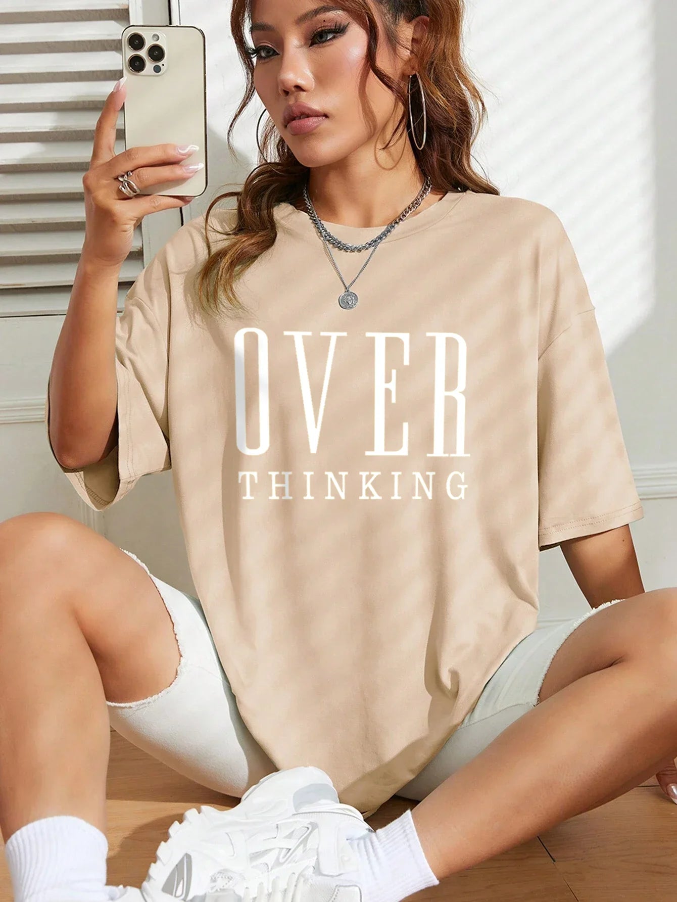 Overthinking Oversized Tee