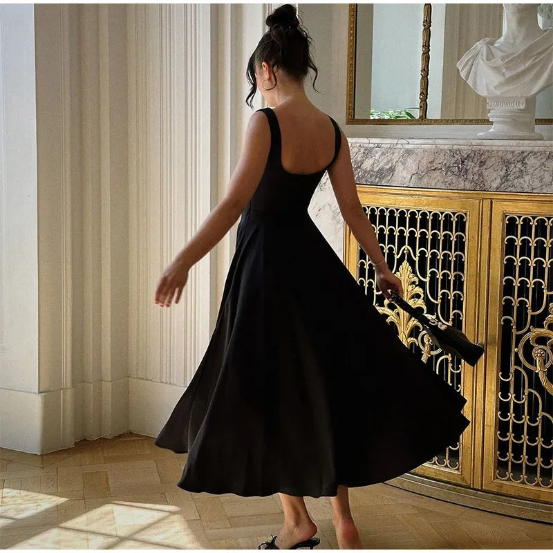 Amara Timeless Black Maxi Dress