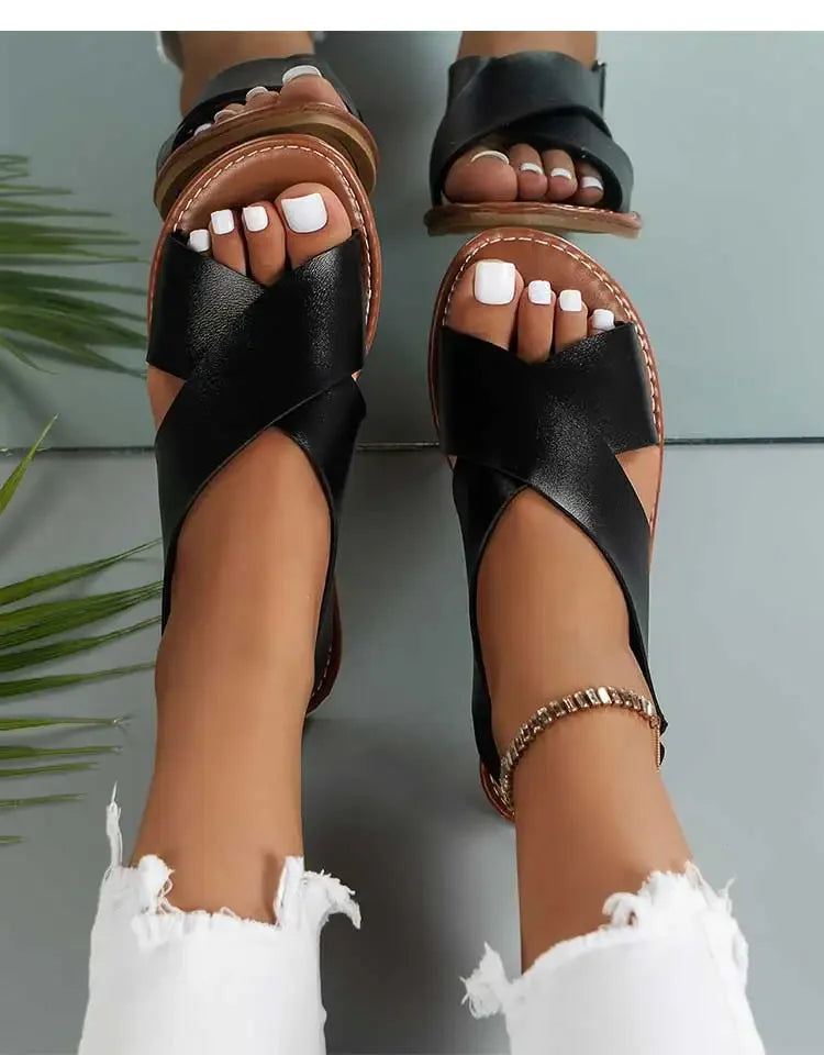 BaliStride™ Cross Strap Sandals