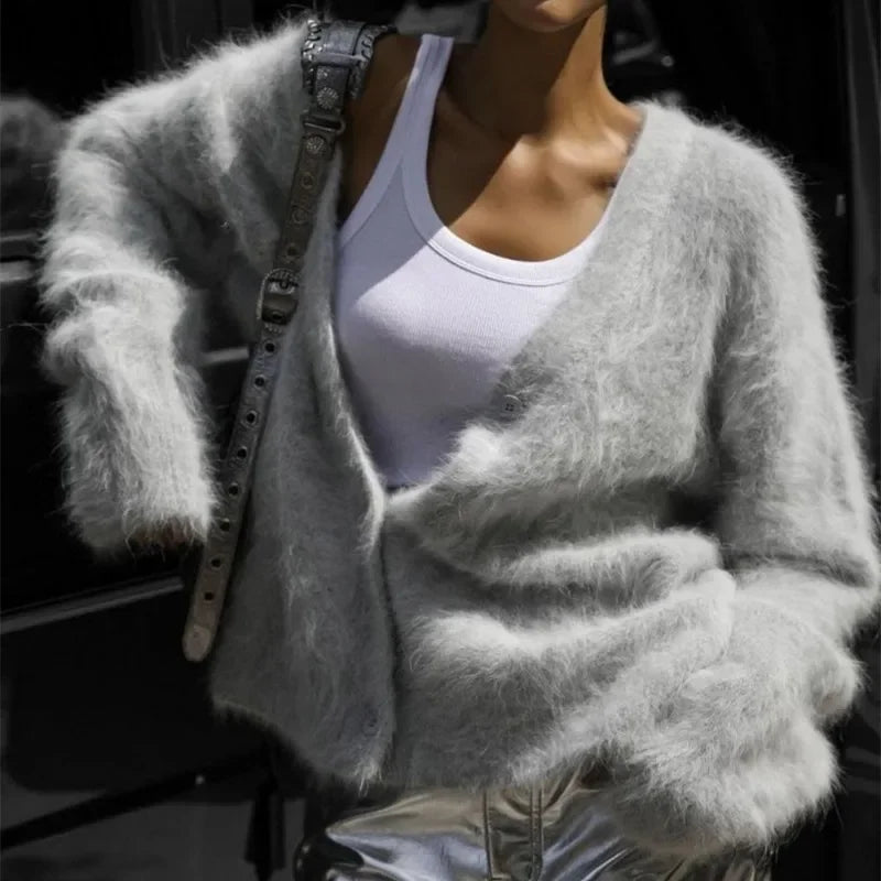 Sofi Fluffy Cardigan