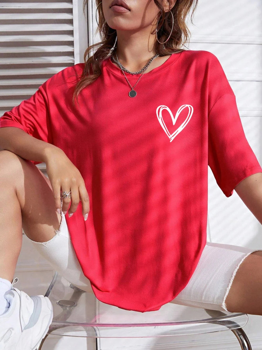 Simple Love Oversized Tee