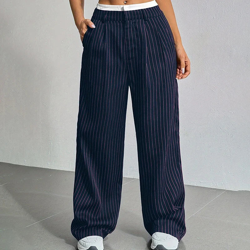 Nova Drift Pinstripe Trousers