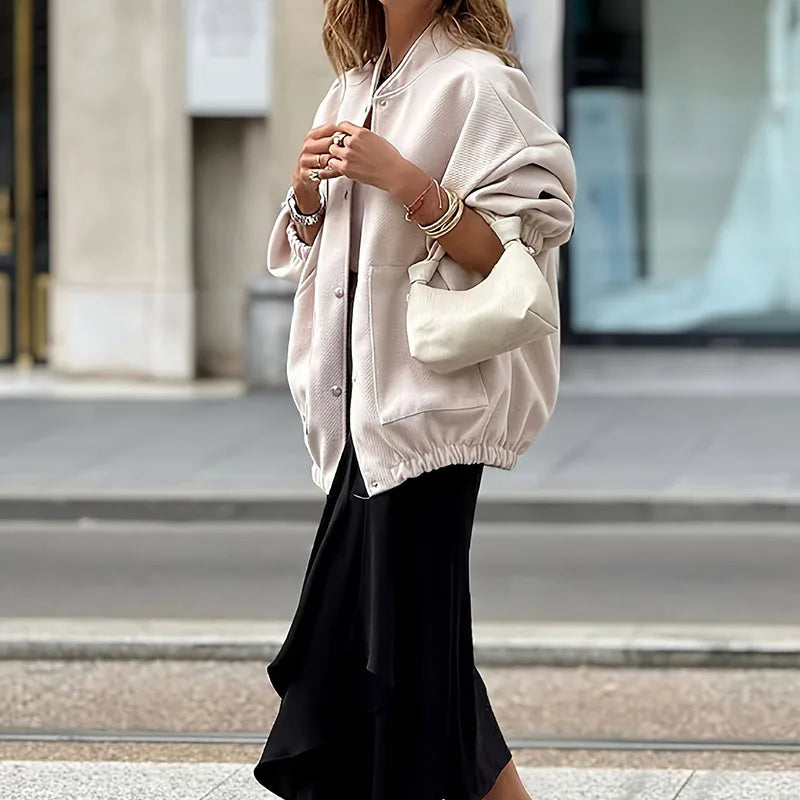 Sara Oversized Short-Sleeve Jacket