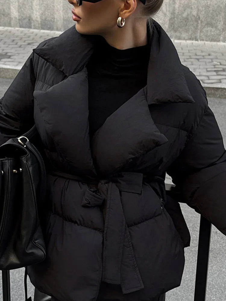 Zofia Belted Puffer Jacket