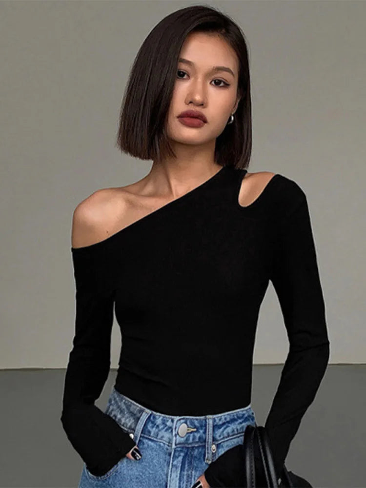 Zahara Asymmetric Cutout Top