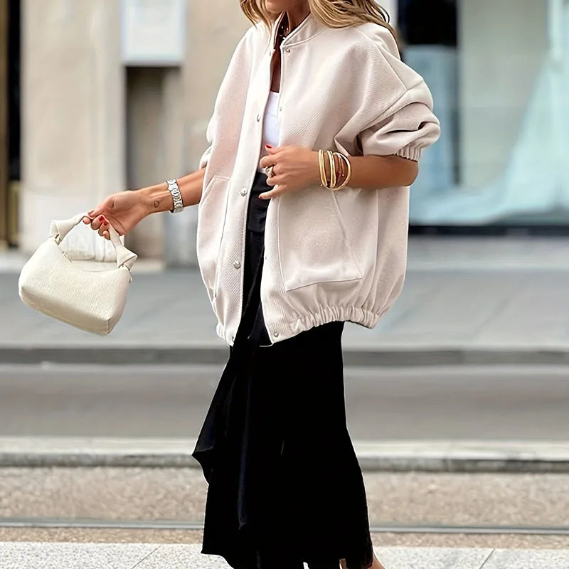 Sara Oversized Short-Sleeve Jacket